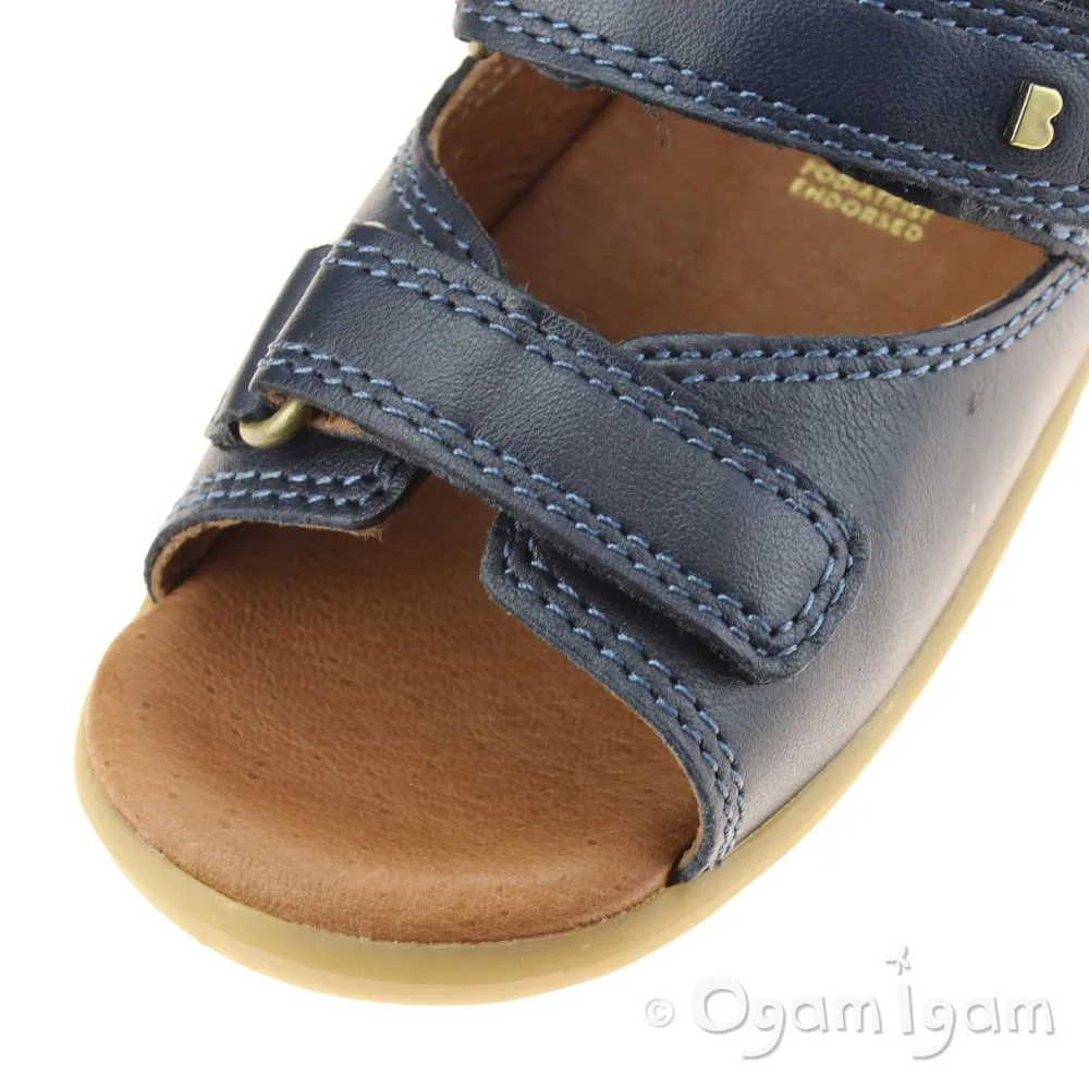 Bobux Driftwood Infant Boys Navy Open-Toe Sandal