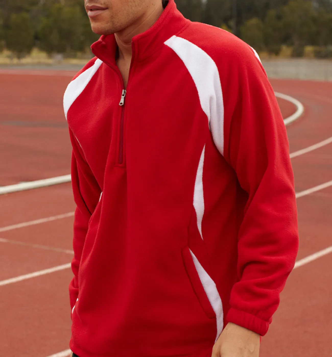 Bocini 1/2 Zip Sports Pull Over-(CJ1050)