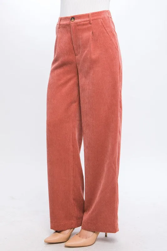 Bohemian Corduroy Trouser Pants