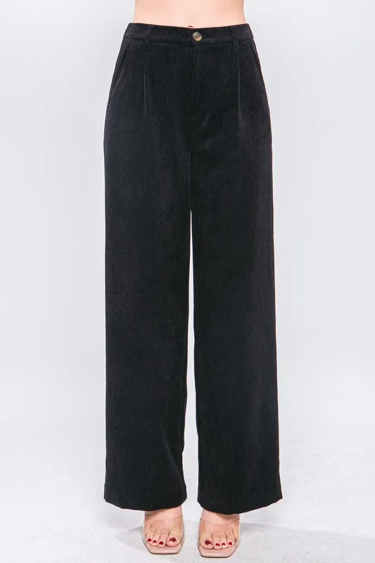 Bohemian Corduroy Trouser Pants