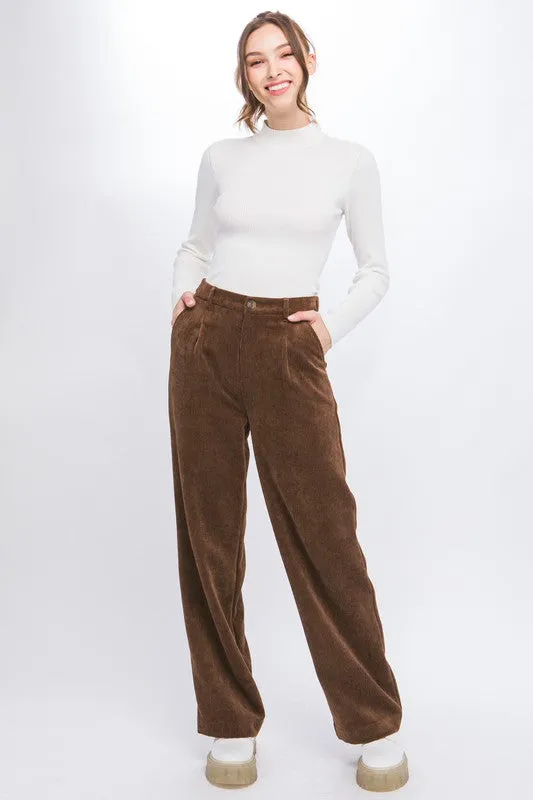 Bohemian Corduroy Trouser Pants