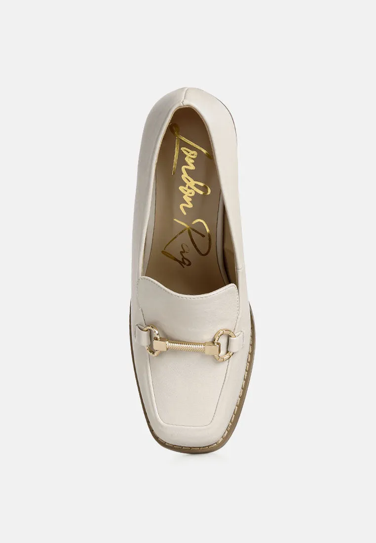 Boss Fav Classic Block Heel Loafers