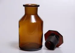 Bottle Reagent Amber Color (With Stopper)