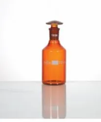 Bottle Reagent Amber Color (With Stopper)