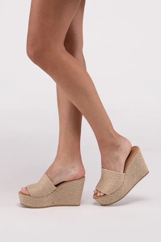 Bounty-S Wedge Platform Heels - Online Exclusive