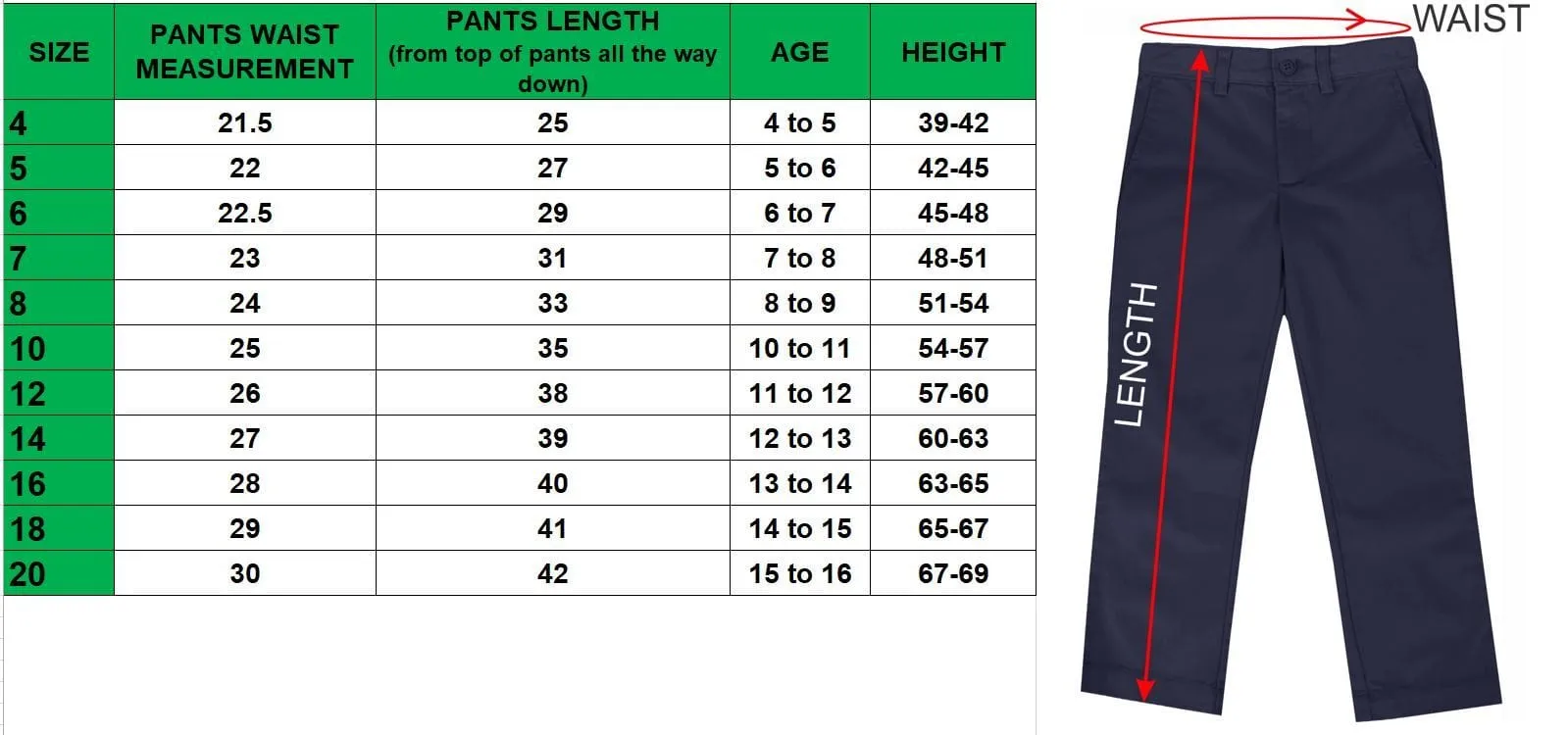 Boys (3-PACK) Super Stretch School Uniform Pants