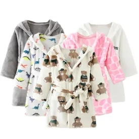 Boys and girls Flannel pajamas/Rob for Winter - Sleepwear/Robe