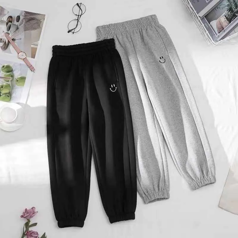 Boys and girls thin pants loose all-matching trendy sports pants student casual