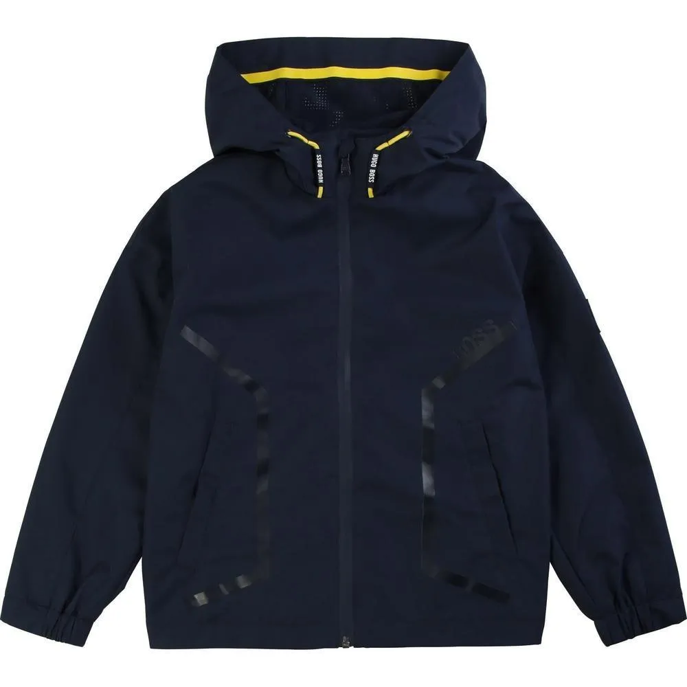 Boys Navy Windbreaker