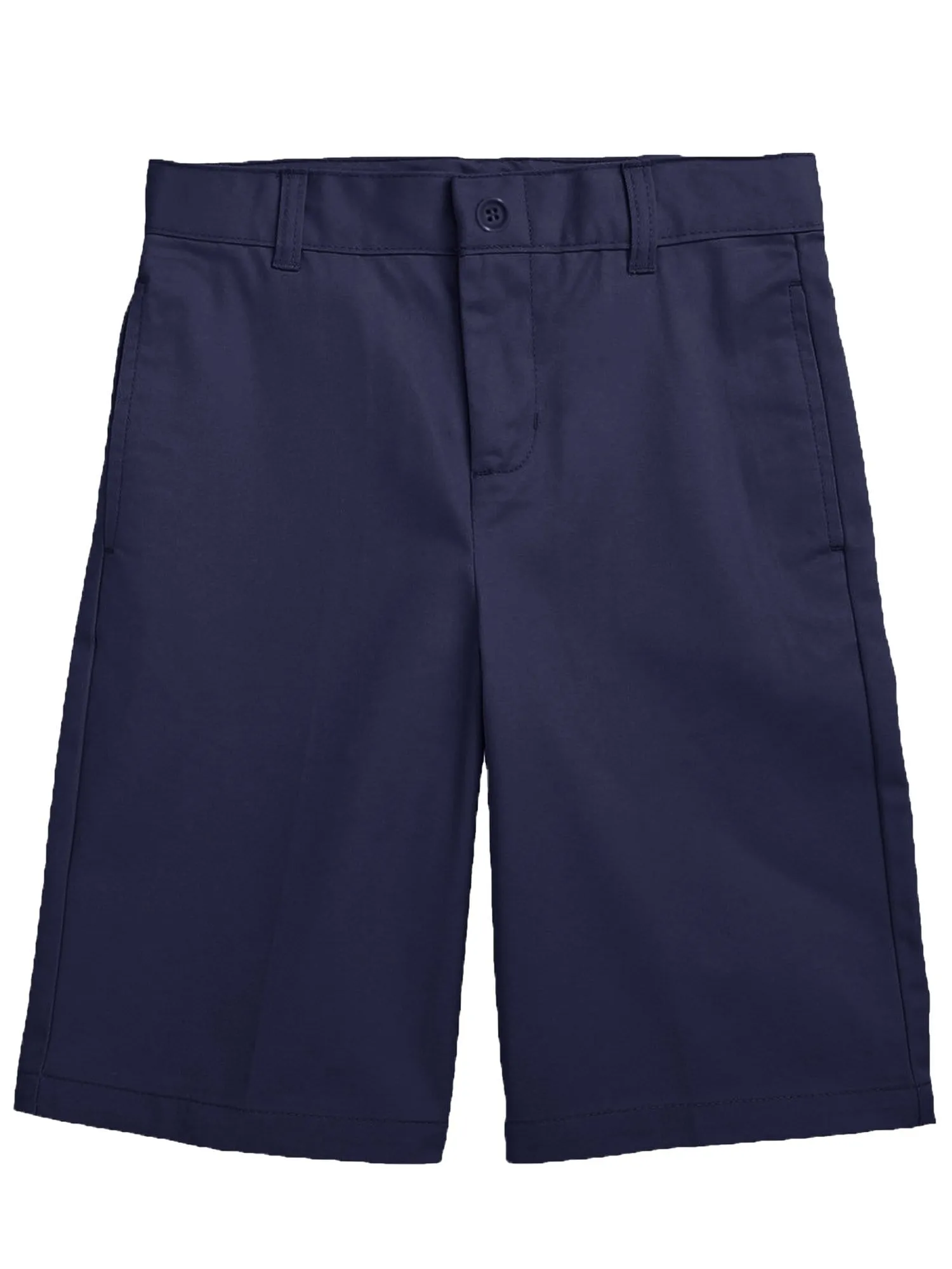 Boys Stretch Flat Front Twill School Uniform Shorts