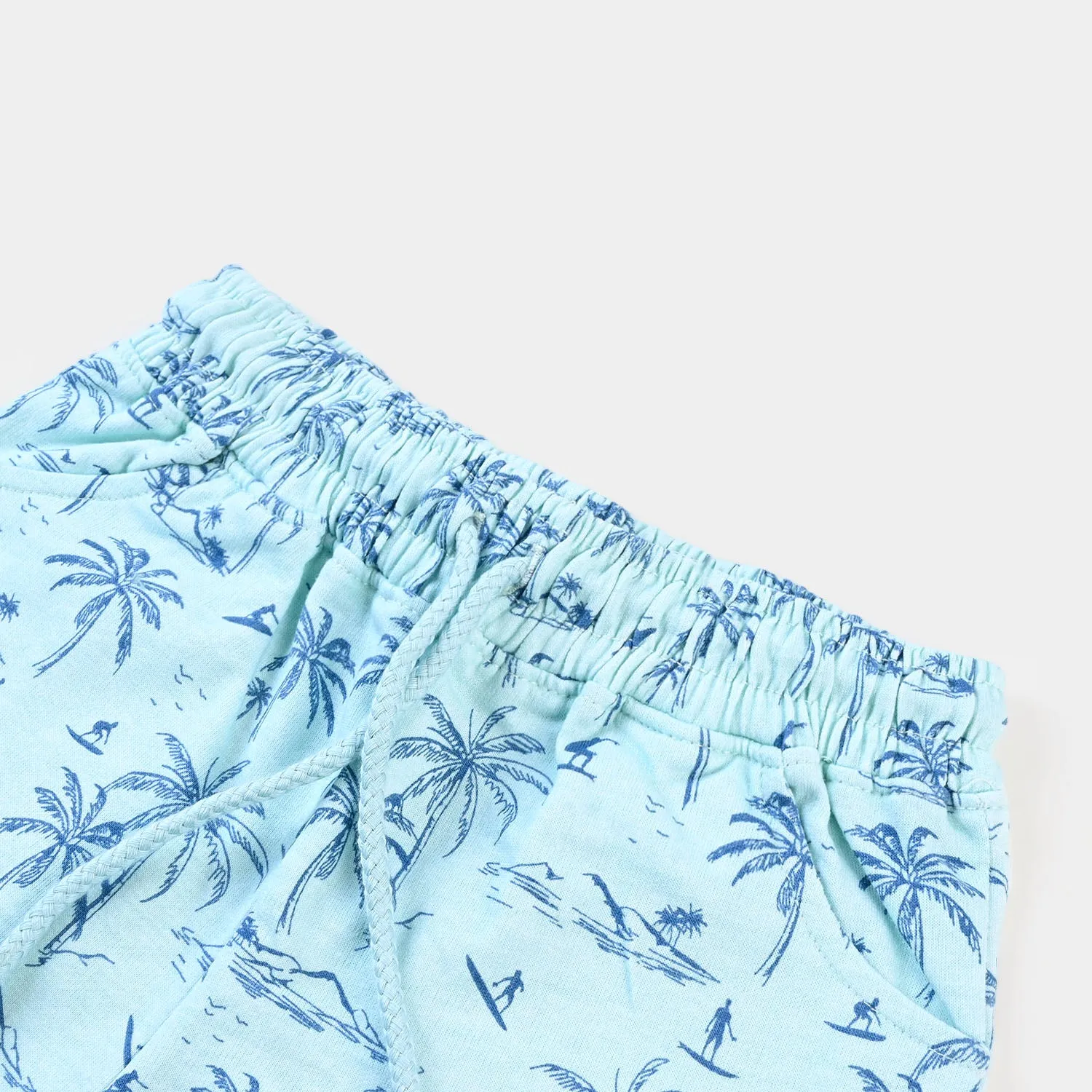 Boys Terry Short Printed - Moon light