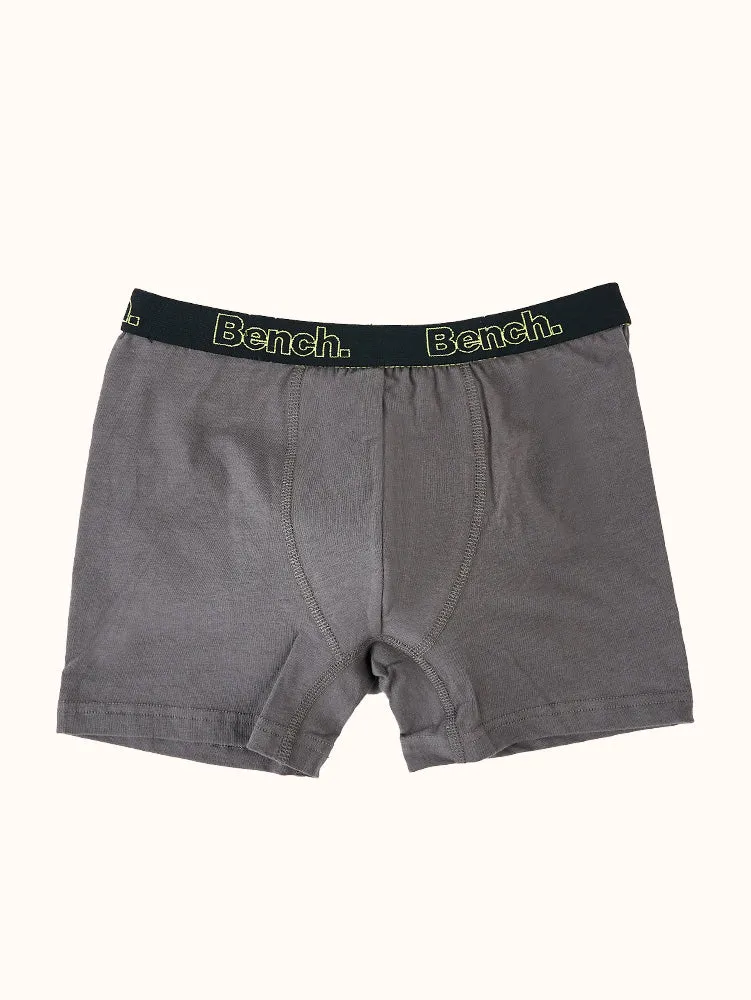 Boys' Ultra-Soft Boxer Briefs (3 Pack) - Charcoal