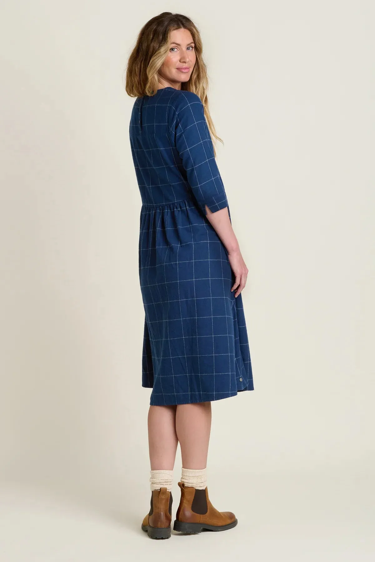 Brakeburn 16 Blue Upton Midi Dress