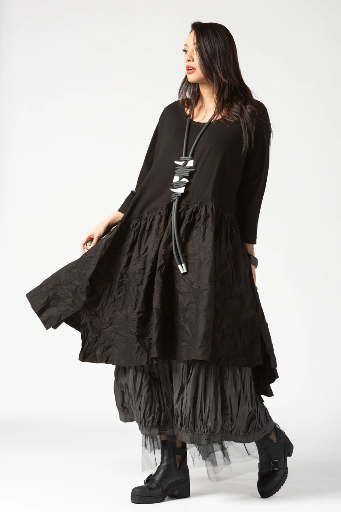 Brasilia Dress in Black Tokyo