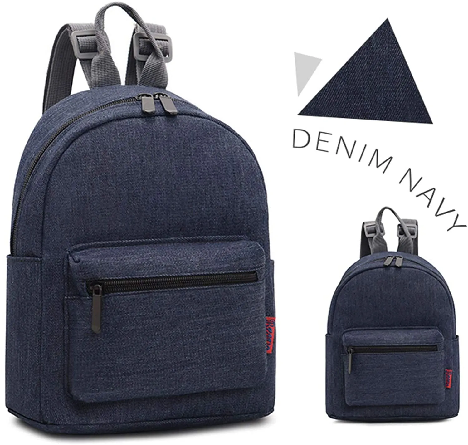 Bravo BTS Mini Denim Backpack 10" (Navy)