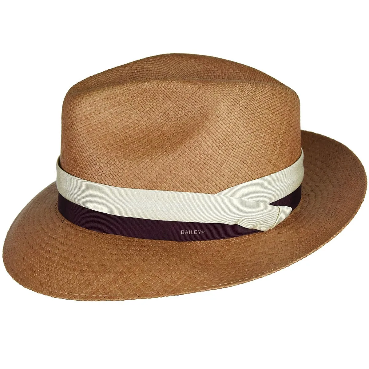 Breathable Classic Cuban Panama Fedora-Brown