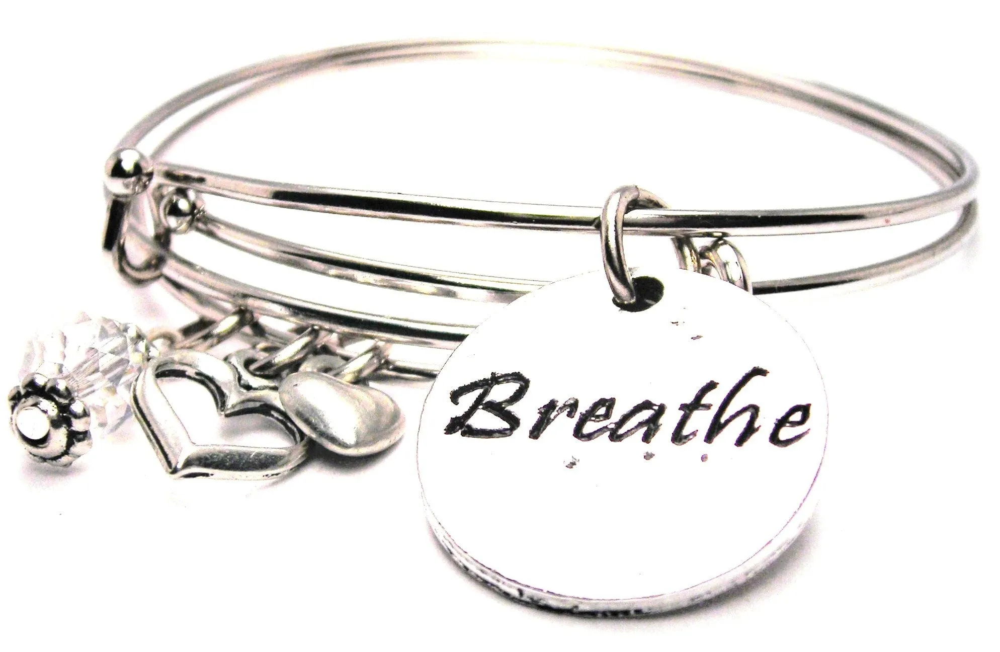 Breathe Circle Expandable Bangle Bracelet Set