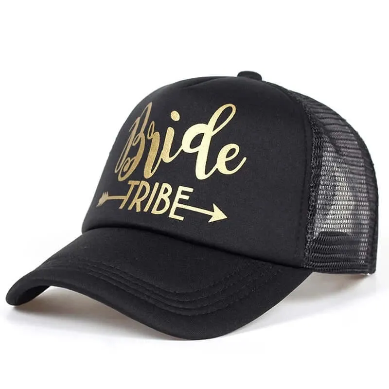 Bride Tribe Bachelorette Snapback Trucker Hat Cap Team Bride