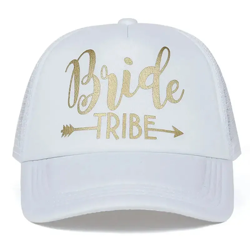 Bride Tribe Bachelorette Snapback Trucker Hat Cap Team Bride