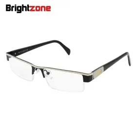 Brightzone Full Rim Square Men's Reading Glasses Titanium Alloy D2015