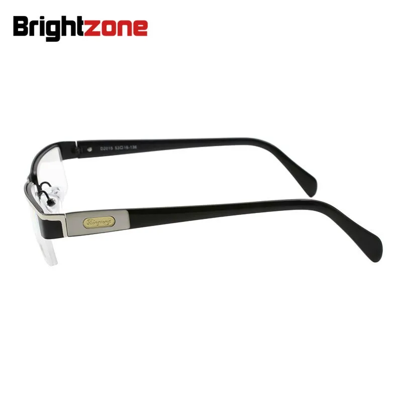 Brightzone Full Rim Square Men's Reading Glasses Titanium Alloy D2015