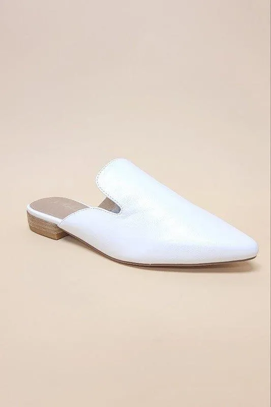 Brittany Mule Flats Slip On