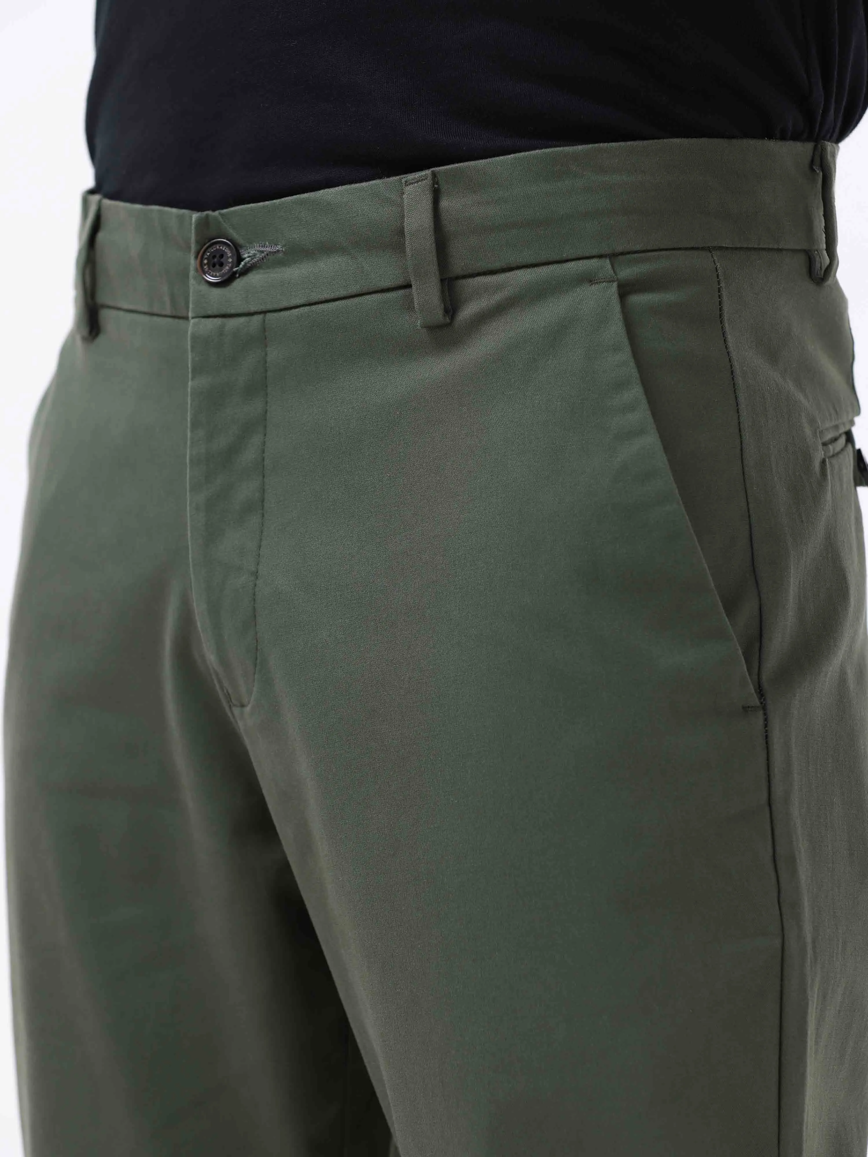 Broken Signature Pine Olive Chino