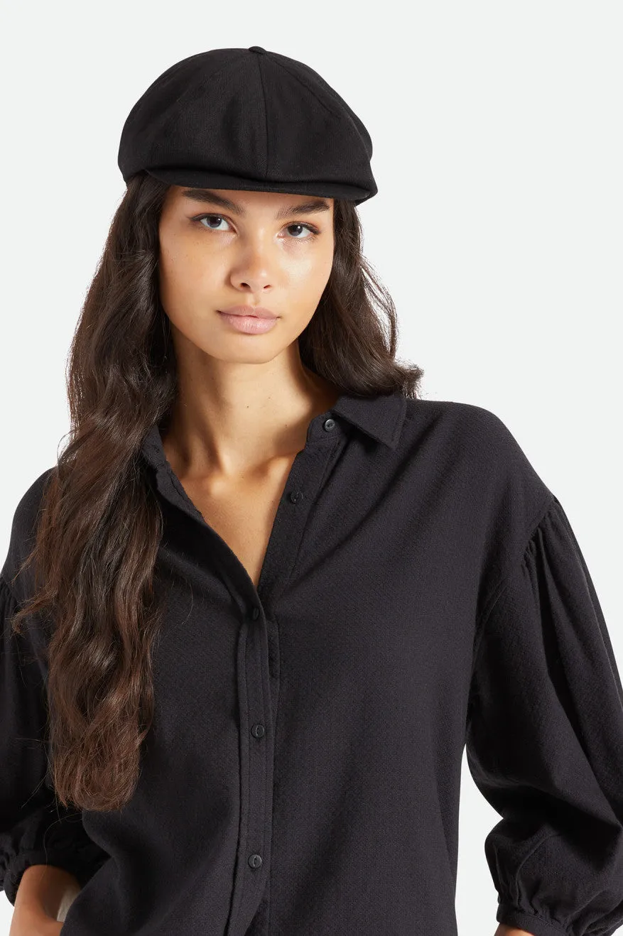 Brood Newsboy Cap - Black