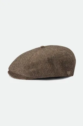 Brood Newsboy Cap - Brown/Khaki