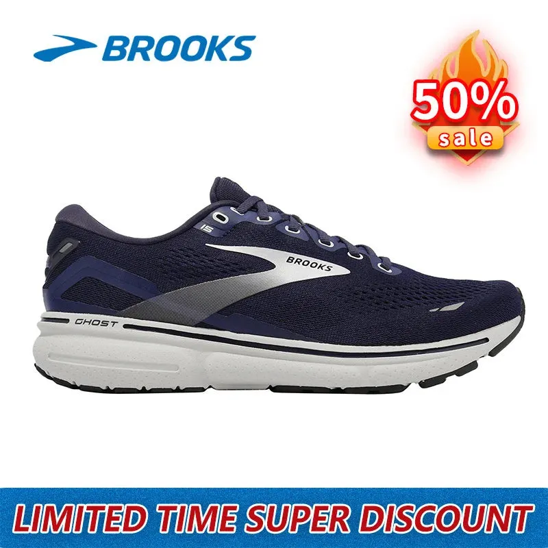 Brooks Ghost 15 series outdoor running shoes sports shoes men's and women's casual shoes training long-distance running shoes