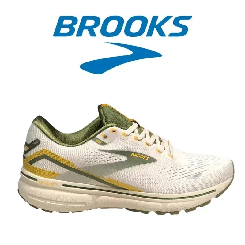 BROOKS Ghost15 Men Running Shoes Lightweight Shock Absorbing Anti-Slip Sneakers Cushioned Soft Sole Long Distance Running Shoes