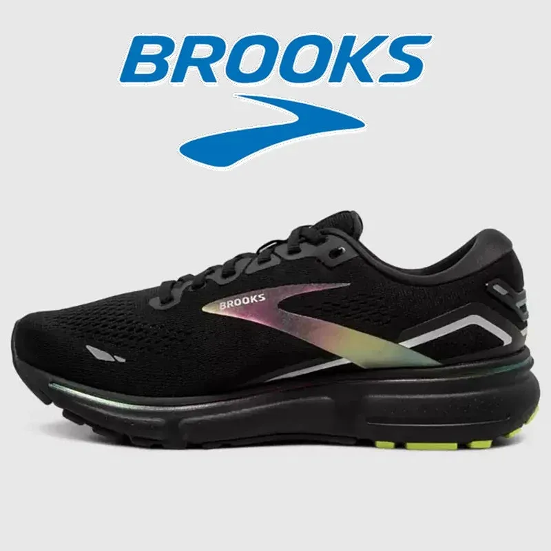 BROOKS Ghost15 Men Running Shoes Lightweight Shock Absorbing Anti-Slip Sneakers Cushioned Soft Sole Long Distance Running Shoes