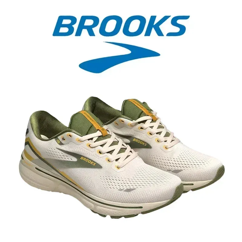 BROOKS Ghost15 Men Running Shoes Lightweight Shock Absorbing Anti-Slip Sneakers Cushioned Soft Sole Long Distance Running Shoes