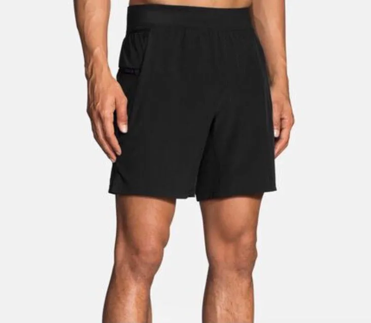 Brooks Men's sherpa 7inch 2 in 1 shorts