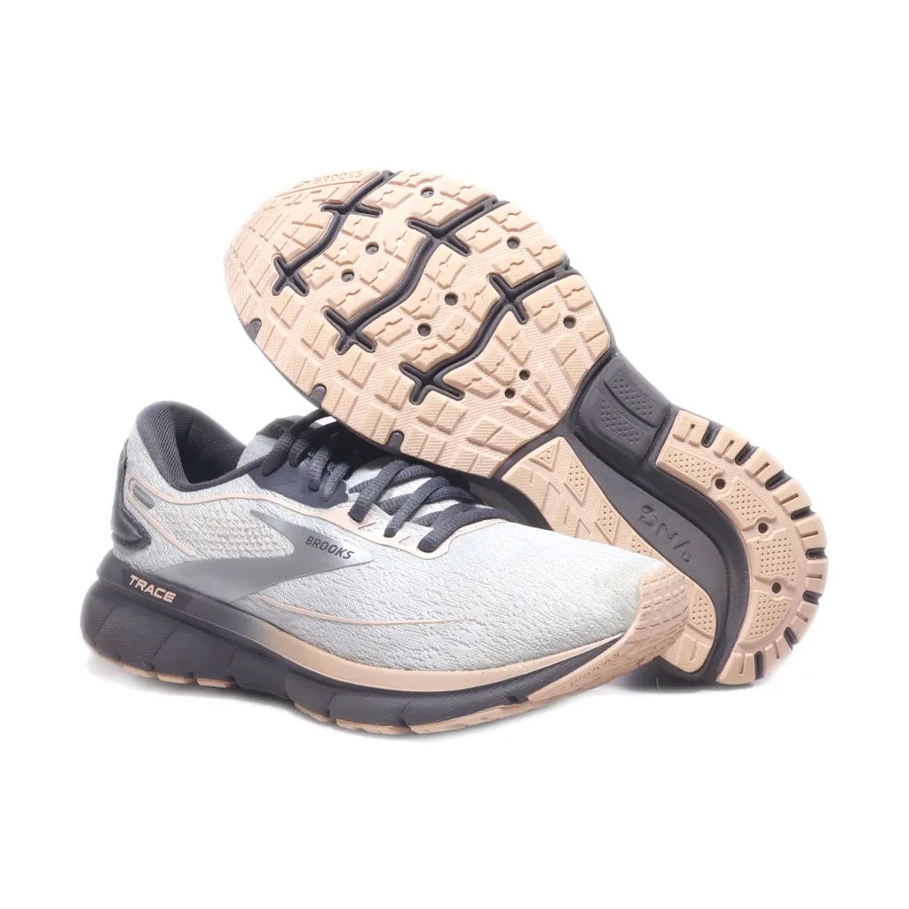 Brooks Trace 2 Sport Shoes Fabric Grey Colour For Women