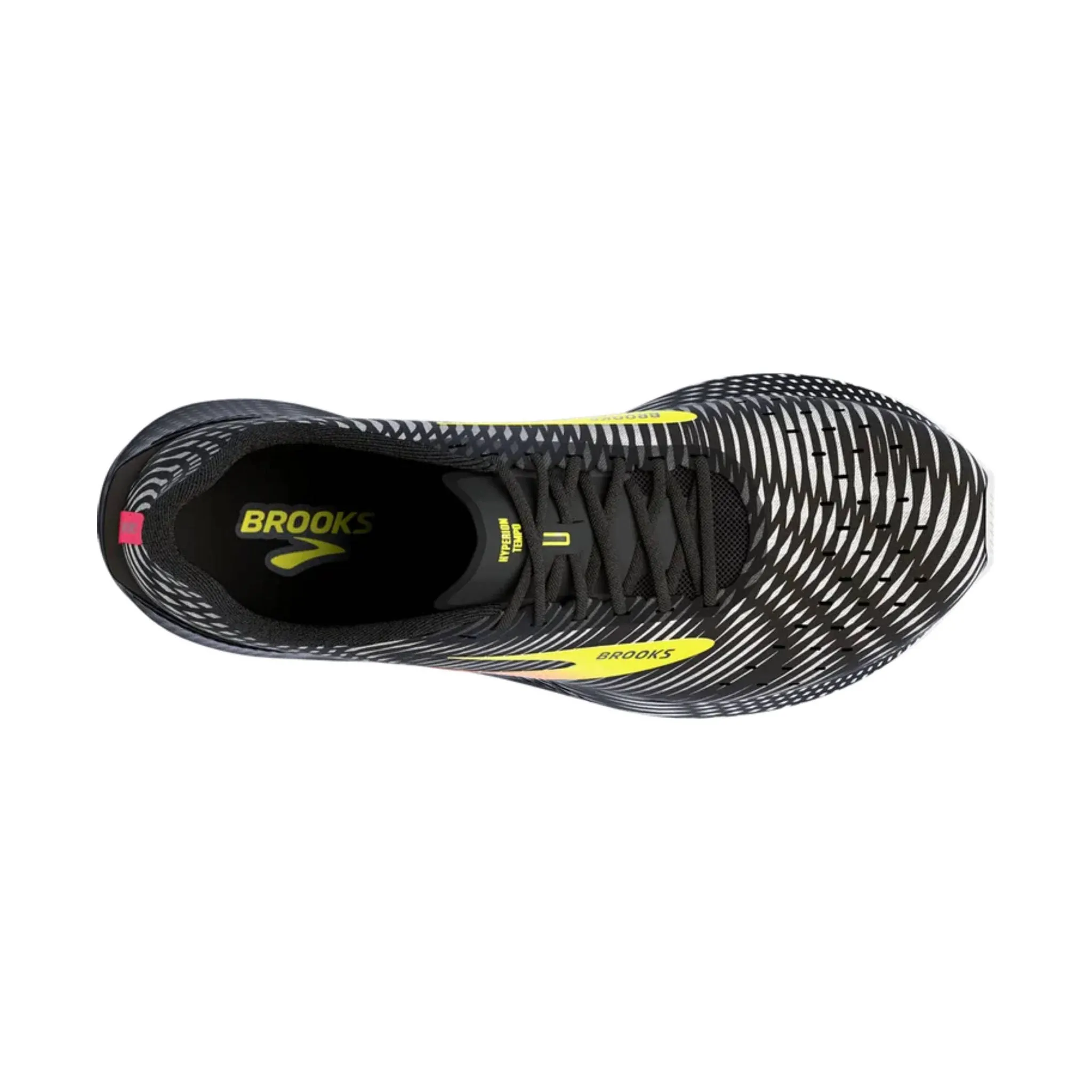 Brooks Women's Hyperion Tempo Running Shoes - Black/Pink/Yellow