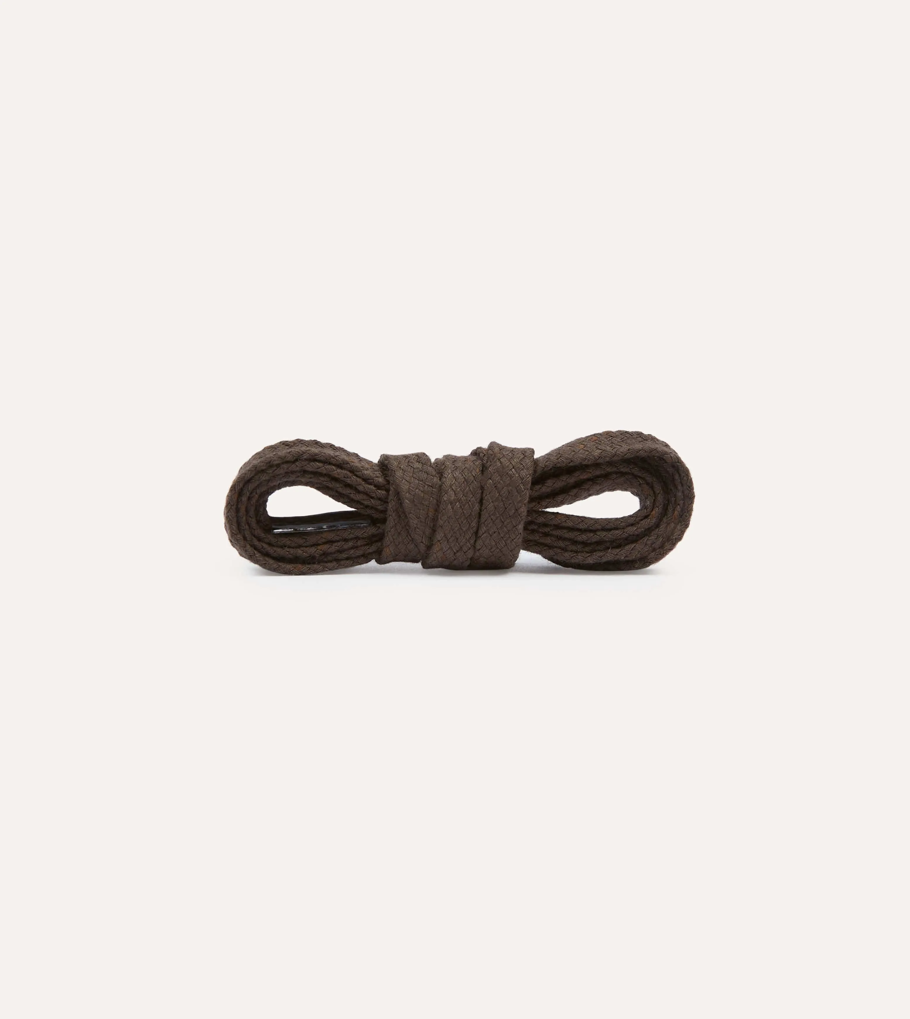 Brown Cotton 70cm Shoelaces