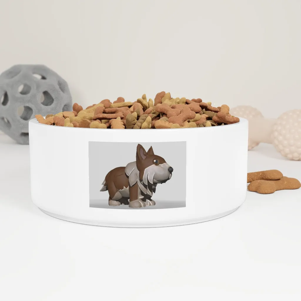 Brown Dog Pet Bowl