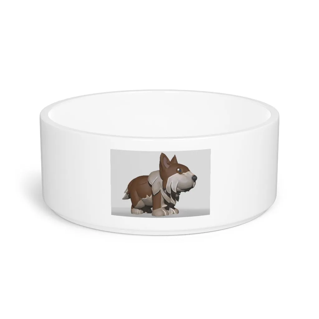 Brown Dog Pet Bowl