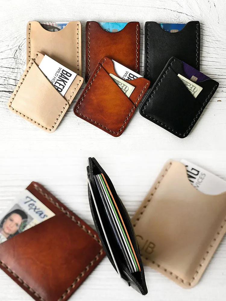 Brown Leather Minimalist Wallet