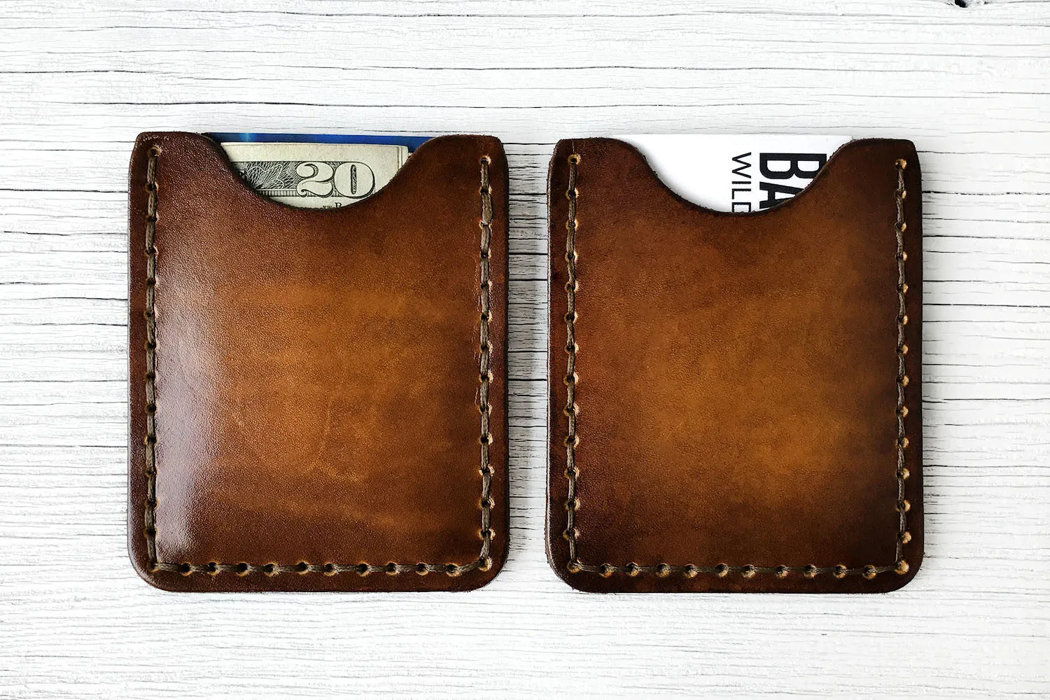 Brown Leather Minimalist Wallet