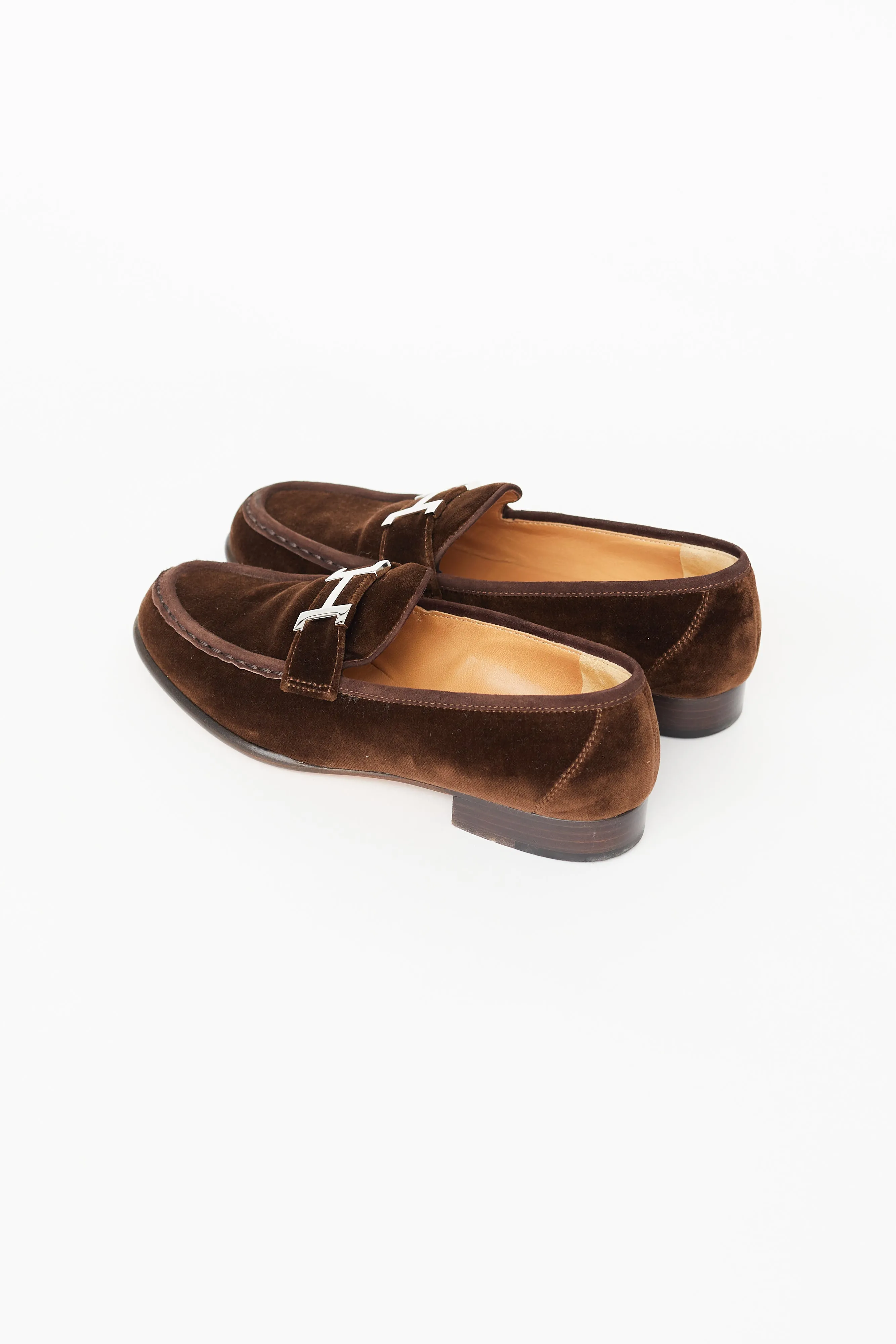 Brown Suede Paris Loafer