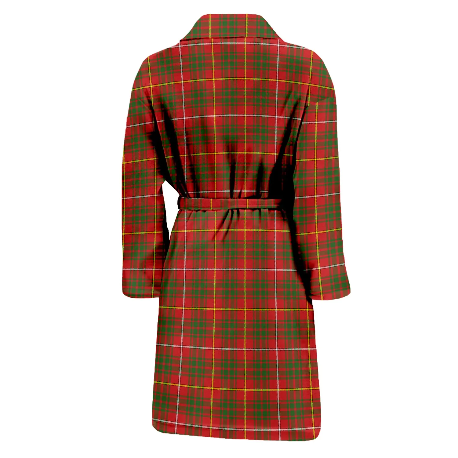 Bruce Modern Tartan Bathrobe with Family Crest