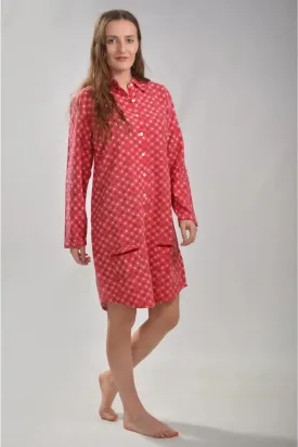 Brushed Cotton Snowflake Nightshirt