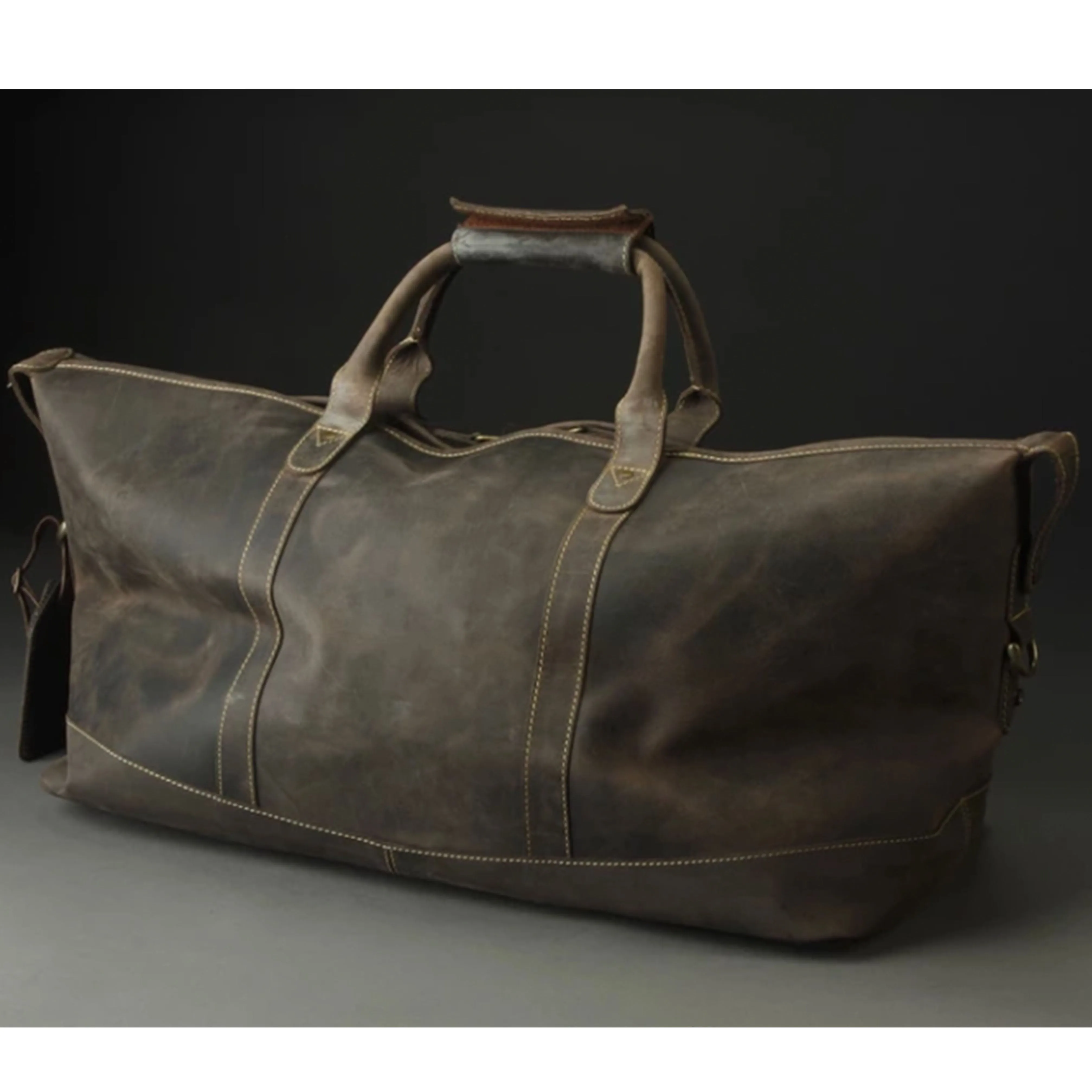 Buffalo Leather Duffel Bag