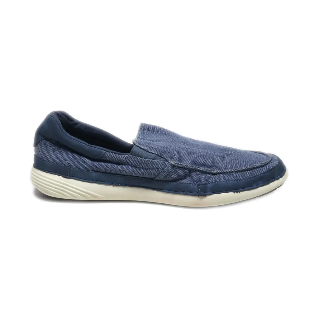 Bugatti Loafers Canvas Blue Colour For Men