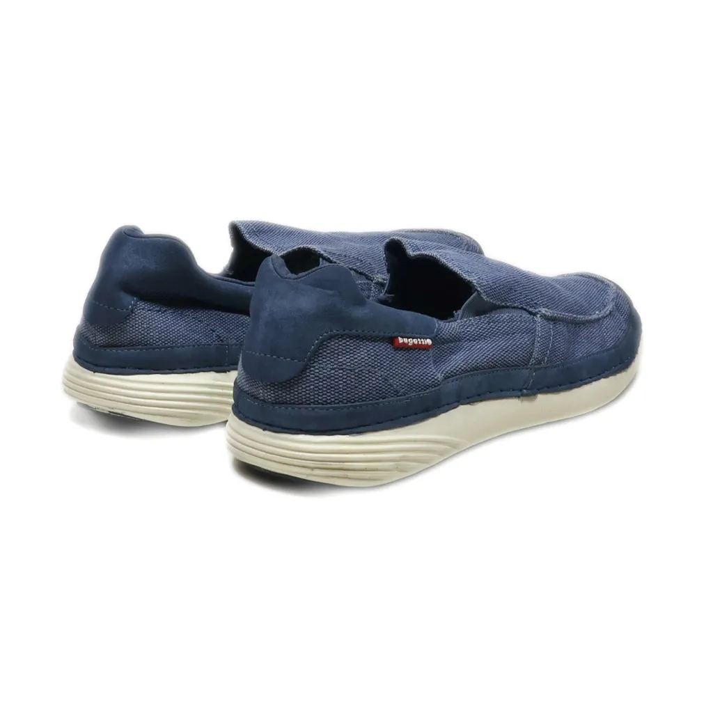 Bugatti Loafers Canvas Blue Colour For Men