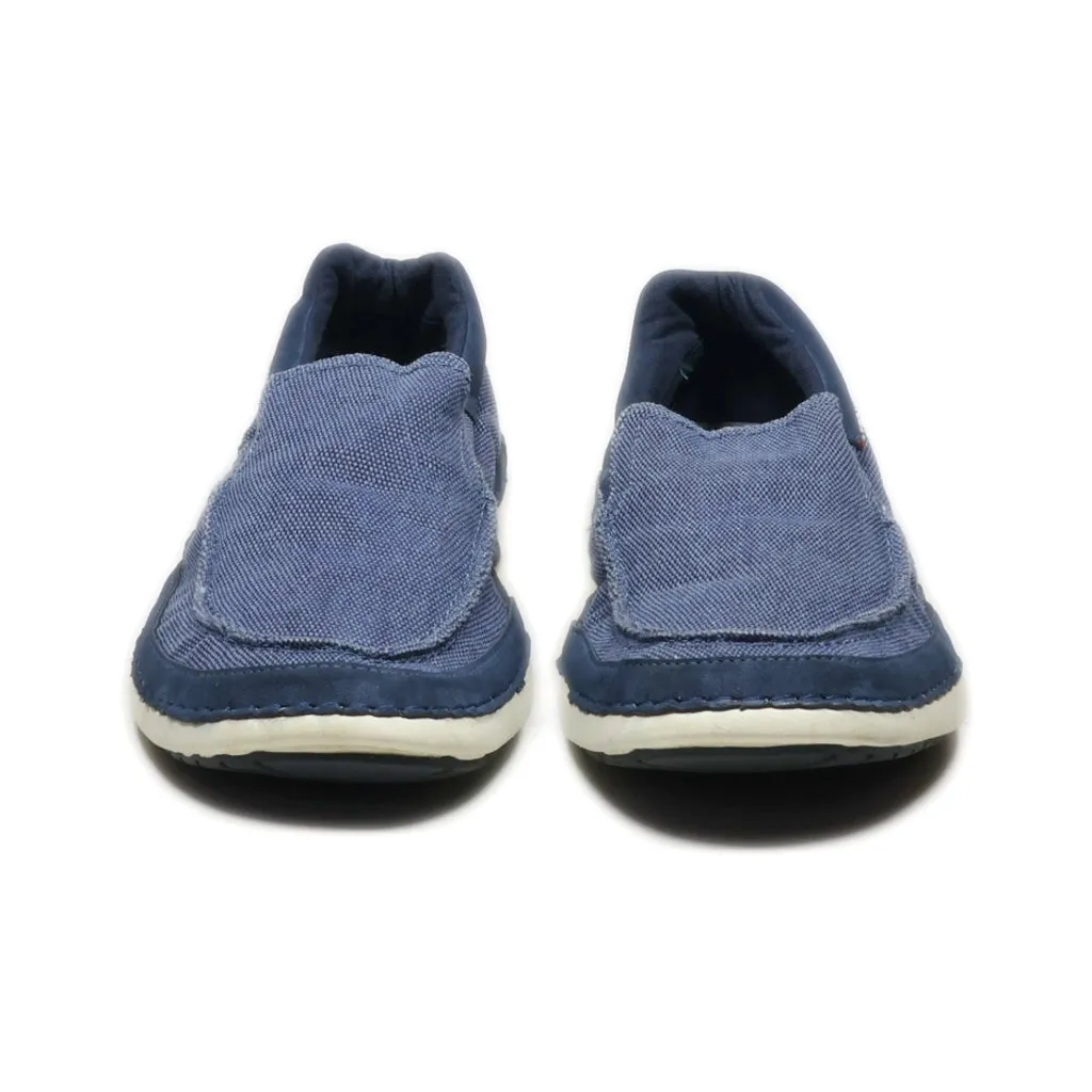 Bugatti Loafers Canvas Blue Colour For Men