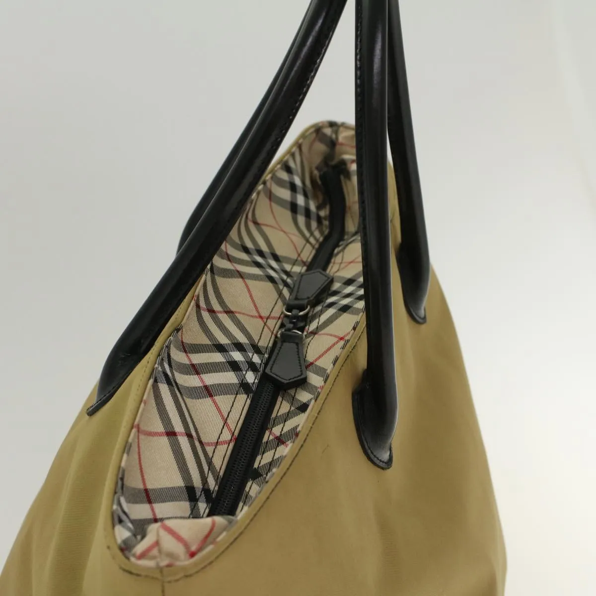 BURBERRY Blue Label Tote Bag Nylon Beige  bs6823