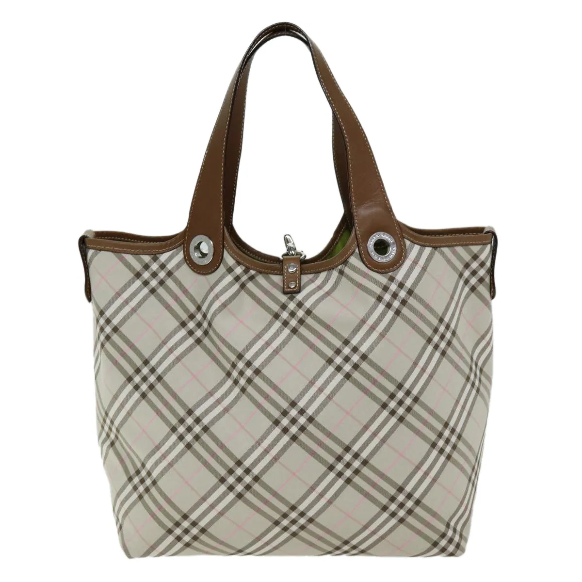 BURBERRY Nova Check Reversible Tote Bag Nylon Beige  hk1321